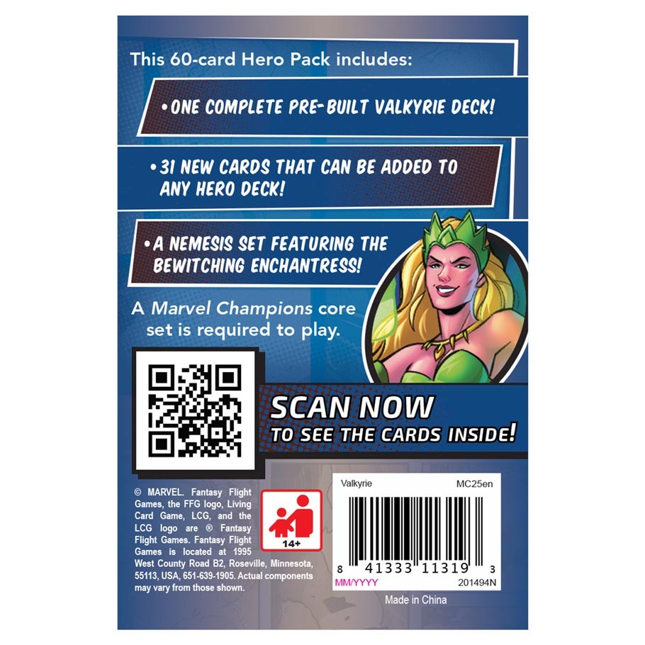 Marvel Champions : The Card Game - Valkyrie Hero Pack